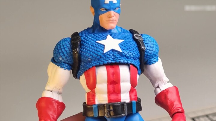 Saya memilih untuk mengembalikan kehangatan klasik Captain America! Hasbro Marvel Legends Toybiz Mar