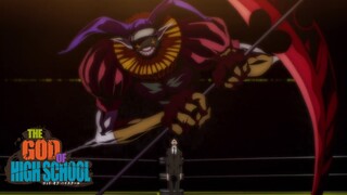 Mori Jin VS Commissioner Q (Dub Clip) | The God Of HighSchool