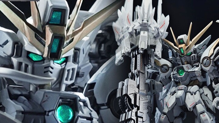 [Bandai MGSD Wing Gundam Zero EW] Snow White Prelude 12 Dwarf Star Cannon ver. Modification pose exa