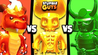 PIRATA vs DRAGO vs SAMURAI... SKIN SPECIALI! - Stumble Guys