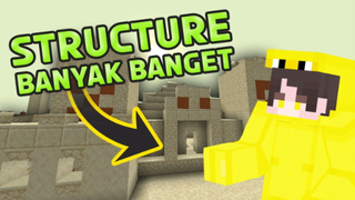 Minecraft tapi Banyak STRUKTUR DIMANA MANA!!!