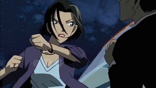 Frame by frame analysis of [Detective Conan] Maori Kogoro VS Akiyoshi Miwako, Maori Kogoro's battle 