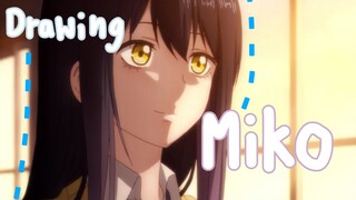 [Drawing] Mieruko-Chan teaser Ep.8 (Miko)