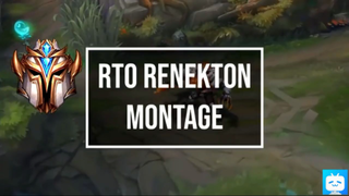 RTO RENEKTON MONTAGE  BEST RENEKTON NA #lol