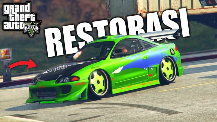 RESTORASI BANGKAI MOBIL MITSUBHISI ECLIP FAST AND FURIOUS - GTA 5 MOD