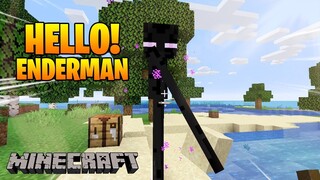 Hello Mr.Enderman! (Minecraft Survival Tagalog #1)