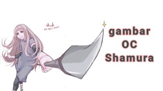 menggambar original character (Shamura)