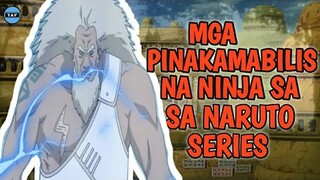 MGA PINAKAMABILIS NA NINJA SA NARUTO SERIES - Tagalog Anime Facts
