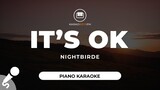 It's Ok - Nightbirde (Piano Karaoke)