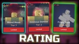 Rating all NEW UNUSUALS and EMOTES in Roblox Evade!