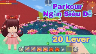 Mini World | Mình Lại Chơi Parkour Ngắn Có 20 Lever | Diệu Mèo TV