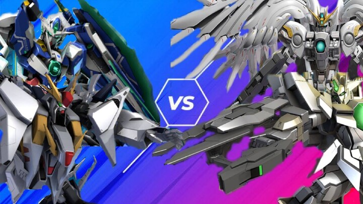 Gundam OO full sword&XI VS WING SUPERNOVA& Reversible: Gundam versus Mobile Version CN.