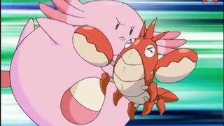 Chansey VS Corphish | Joy VS Ash Adventure Battle 1