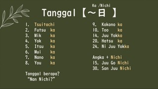 10. BAHASA JEPANG DASAR [BAB 5] Part 2 -- TANGGAL 「～日」 #japanese