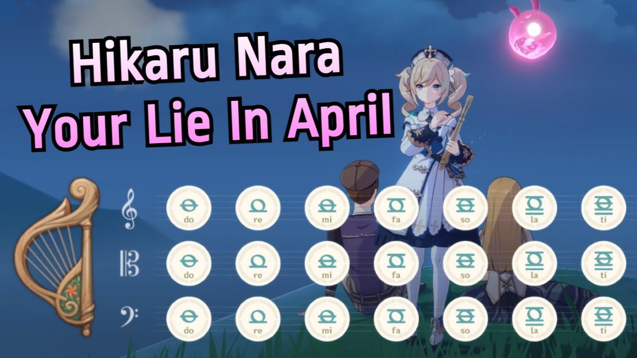 Your Lie In April Opening Theme Song - Hikaru Nara (GooseHouse) Lyrics 