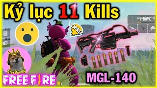 [Free Fire] Sự thật về kỷ lục 11 Kills Hỗn Chiến Phóng Lựu của StarBoyVN 😝