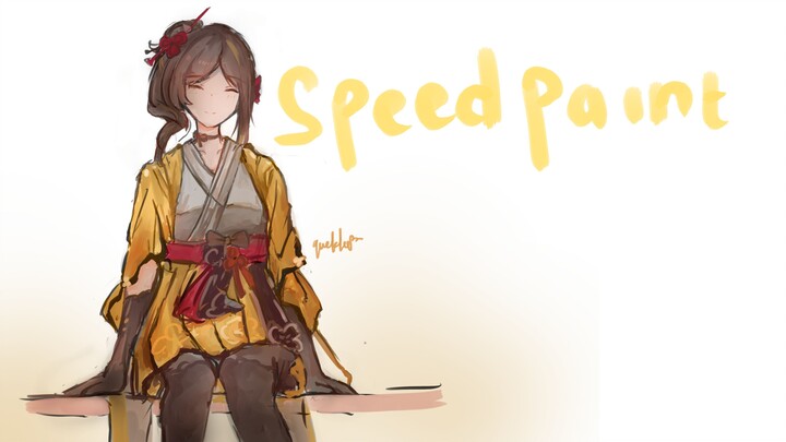 Speed Draw chiori Genshin Impact