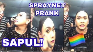 SPRAYNET PRANK KAY MAKI GRABE GALIT NYA (nag walkout pa) | beki lovers | gay couple