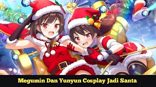 Megumin Dan Yunyun Cosplay Jadi Santa Sub Indonesia