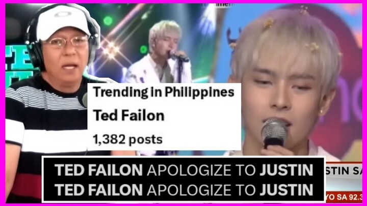 Netizens demand an apology from Ted Failon over snide remarks on SB19 Justin on TV!
