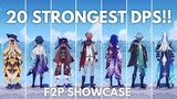 20 Strongest C0 DPS!! F2P DPS Comparison [Genshin Impact]