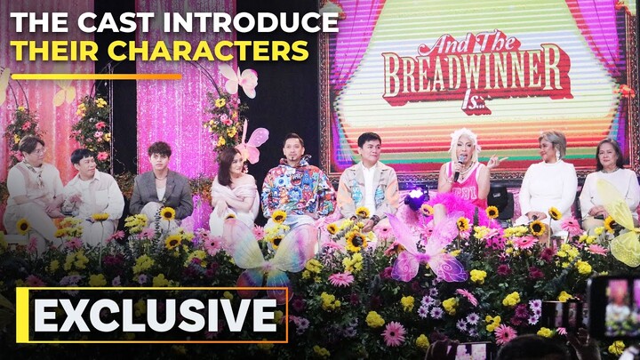 The cast introduces their characters! | 'And The Breadwinner Is..." Grand Media Day