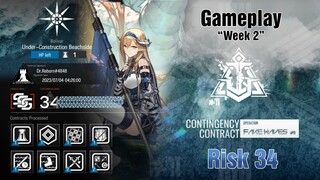 [Arknights] CC#11 Fake Waes Max Risk 34 - Week 2