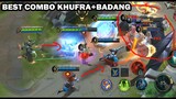 NEW HERO KHUFRA BEST TEAM COMBO WITH BADANG EPIC COMEBACK- Mobile Legends