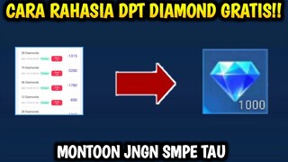 MUDAH!!! | CARA DAPATKAN DIAMOND MOBILE LEGEND ML | NO BUG ML