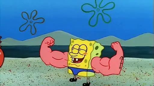 Spongebob Muscle Arms Bar