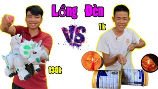 Đại Chiến Đèn Lồng Xịn 130K vs 1k Tự Làm Của Con Nhà Nghèo || Đồ Chơi Trung Thu Có Gì Hay??