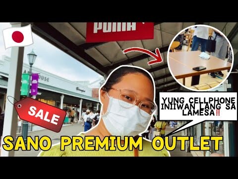 SANO PREMIUM OUTLET JAPAN 🇯🇵 | CELLPHONE PALA INIIWAN PARA MAG RESERVE NG UPUAN 😲