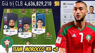 4 Tỷ Leo Rank Với Team Color MOROCCO Khủng +8  FO4: ZIYECH , NESYRI