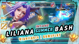 AOV Liliana Pro Gameplay | LILIANA Summer BASH - ARENA OF VALOR