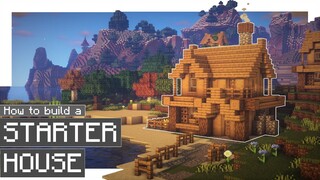 Minecraft: How to build a Starter House!