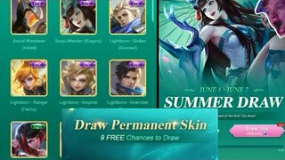 CHANCE TO GET FREE EPIC SKIN ON THE SUMMER DRAW EVENT!!! | MLBB