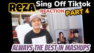 SING-OFF TIKTOK SONGS Part IV (Reza Darmawangsa vs Mirriam Eka) | SINGER REACTION