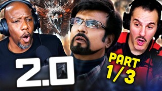 2.0 Movie Reaction Part 1/3! | Rajinikanth | Akshay Kumar | Amy Jackson