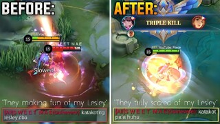 REASON WHY YOU SHOULD BE SCARED OF LESLEY (THE MOST SATISFYING COMEBACK EVER!) - MLBB