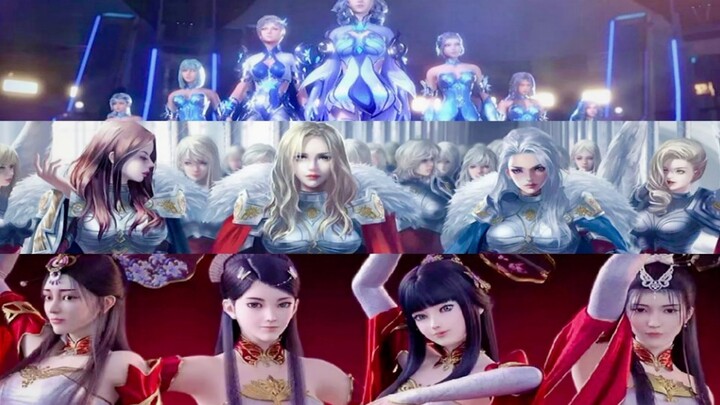 Eight major girl groups come on stage to dance!