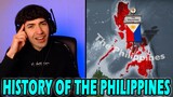 THE HISTORY OF THE PHILIPPINES in 12 minutes REACTION! | I ACTUALLY DIDN'T KNOW ANY OF THIS?!