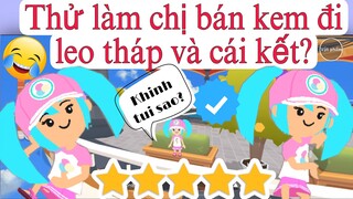 THỬ LÀM CHỊ BÁN KEM LEO THÁP VÀ CÁI KẾT?? [PLAYTOGETHER]