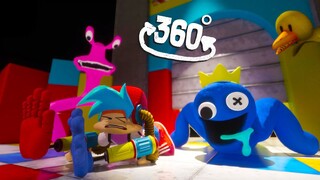 360° Rainbow Friends vs Blue Stuck in Poppy Playtime Animation FNF