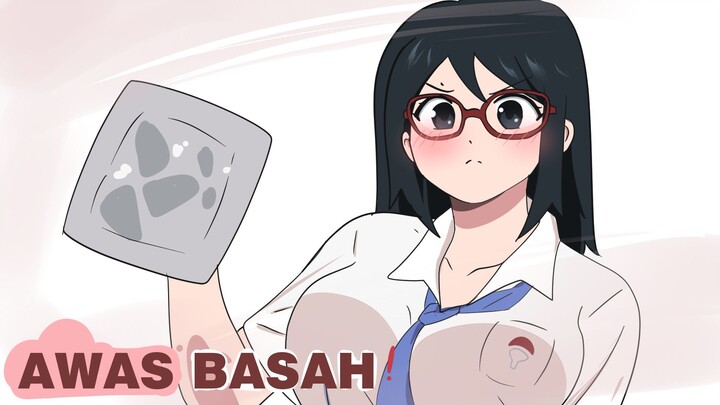 Sarada : Bersih-bersih kok jadi gini 😳🤫 [Boruto Episode spesial fan animation]