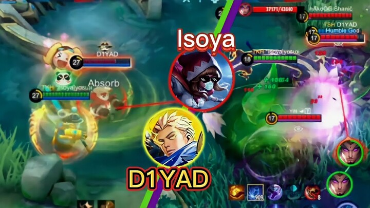 I played with Isoya Yasuji twice!!! | mlbb | akai revamp