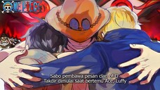 SABO SI PEMBAWA PESAN D BAGI LUFFY DAN VIVI UNTUK KALAHKAN IM SAMA RAJA DUNIA