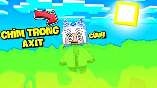 MEOWPEO BỊ NHẤN CHÌM BỞI SÓNG THẦN AXIT TRONG MINI WORLD * MEOWPEO PARKOUR AXIT