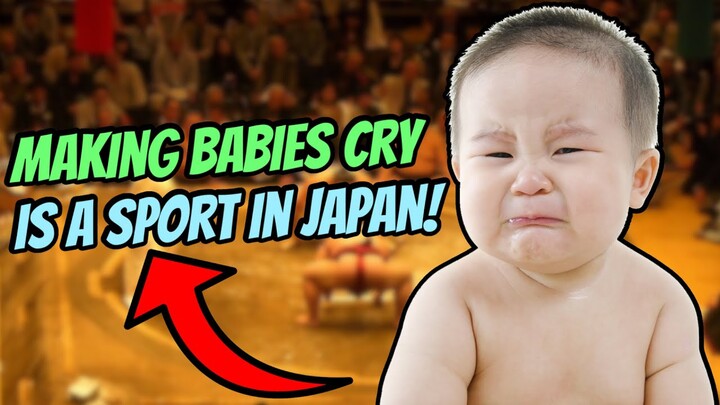 Making Babies Cry is a Sport in Japan 😭 | Naki Sumo Crying Baby Festival (泣き相撲)