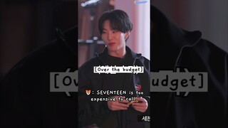when hoshi said "seventeen is too expensive to call" is the real facts 😭 #GOING_SVT