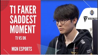 Cảm Xúc Faker Sau Khi Thua DK | DK vs T1 - CKTG 2021